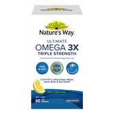 Nature's Way Ultimate Omega 3x Triple Strength 60 Capsules